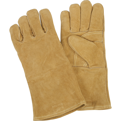 610-2000 Premium Comfoflex Welding Gloves, Split Cowhide, Size Large