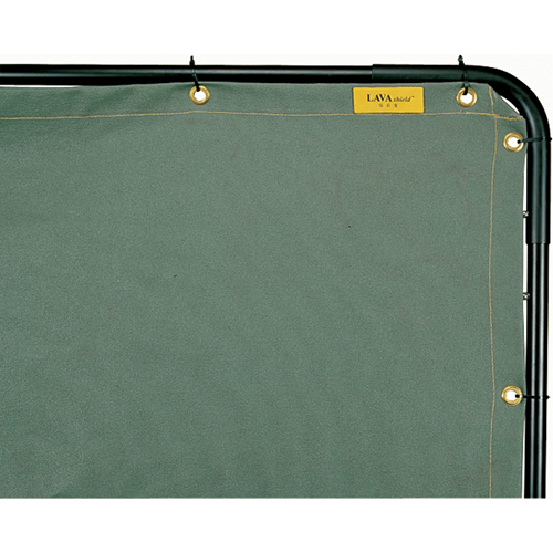 NT894 Welding Screen and Frame, Olive, 6' x 6'