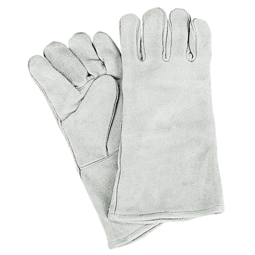 SAO130 Gants de soudeur d'usage standard, Cuir de vache refendu, Taille Grand