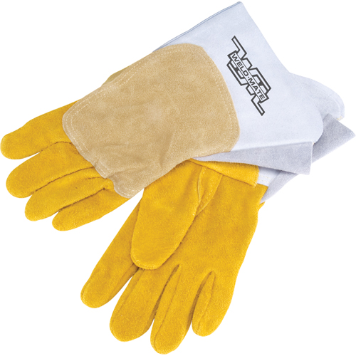 SAV008 Pipeliner Welding Gloves, Split Cowhide, Size Large