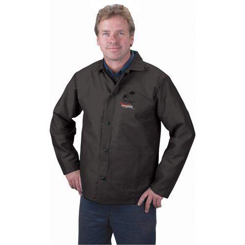 SHJ677 Flame Retardant Jacket, Cotton, 4X-Large, Black