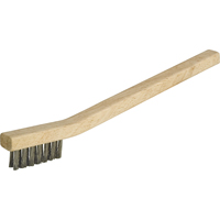 NT615 Petites brosses industrielles de nettoyage, Acier inoxydable, 3 x 7 rangs de fils, Longueur 7-3/4"