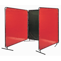 NT894 Welding Screen and Frame, Olive, 6' x 6'