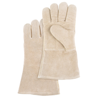 SAN277 Premium Welder's Gloves, Split Cowhide, Size Large