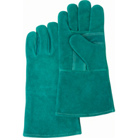 SAN635 Premium Welder's Gloves, Split Cowhide, Size Large