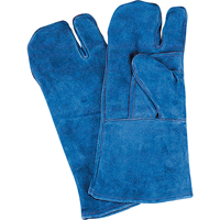 SAO129 Double Palm & Thumb Welding Gloves, Split Cowhide, Size Large