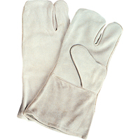 SAO131 Standard-Duty Welder's Gloves, Split Cowhide, Size Large