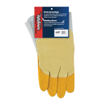 SAV008R Pipeliner Welding Gloves, Split Cowhide, Size Large