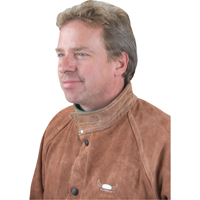 SHJ676 Welding Jacket, Leather, 4X-Large, Lava Brown